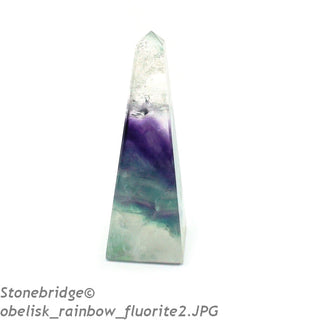 Rainbow Fluorite Obelisk    from The Rock Space