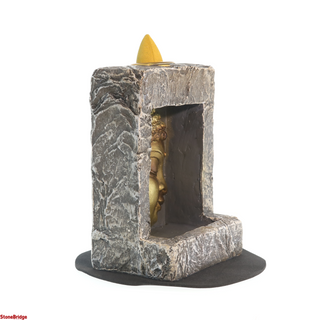 Buddha Square Back Flow Incense Burner    from The Rock Space