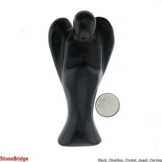 Black Obsidian Angel #3 - 100g to 199g    from The Rock Space