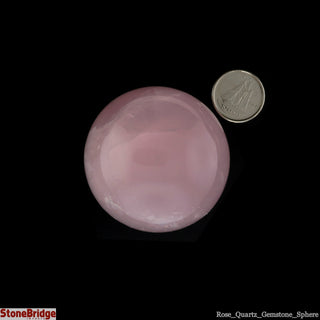 Rose Quartz A Sphere - Extra Small #3 - 2"    from The Rock Space