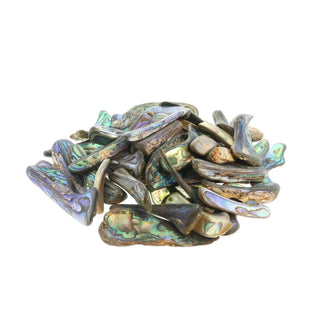 Abalone Shell Rim Tumbled Stones    from The Rock Space