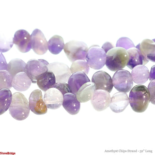 Amethyst Polished Chip Strands - 5mm to 8mm    from The Rock Space