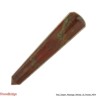 Red Jasper Pointed Massage Wand - Medium #4 - 4"    from The Rock Space