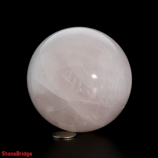 Rose Quartz A Sphere - Large #1 - 3"    from The Rock Space