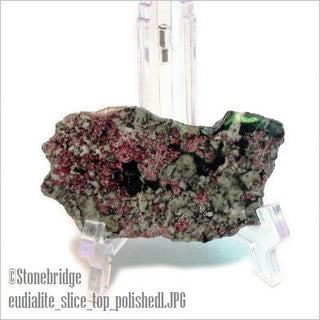 Eudialyte Free Form Slices Top Polished    from The Rock Space
