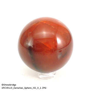 Carnelian Sphere - Extra Small #3 - 2"    from The Rock Space