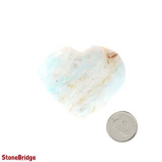 Blue Calcite Heart #7    from The Rock Space