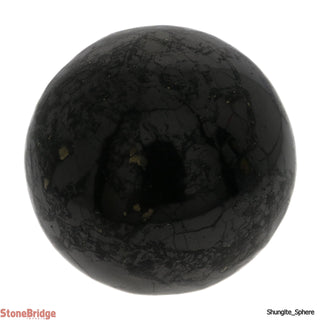 Shungite Sphere - Medium #3 - 2 3/4"    from The Rock Space