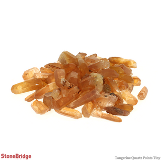 Tangerine Quartz Points - Tiny - 200g Bag    from The Rock Space