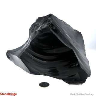 Obsidian Black Chunk #3    from The Rock Space