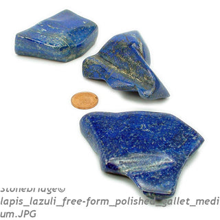 Lapis Lazuli Free Form Polished Gallet -Small: (1 1/2" to 2")    from The Rock Space