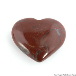 Red Jasper Heart #4 - 1 3/4" to 2 3/4"    from The Rock Space